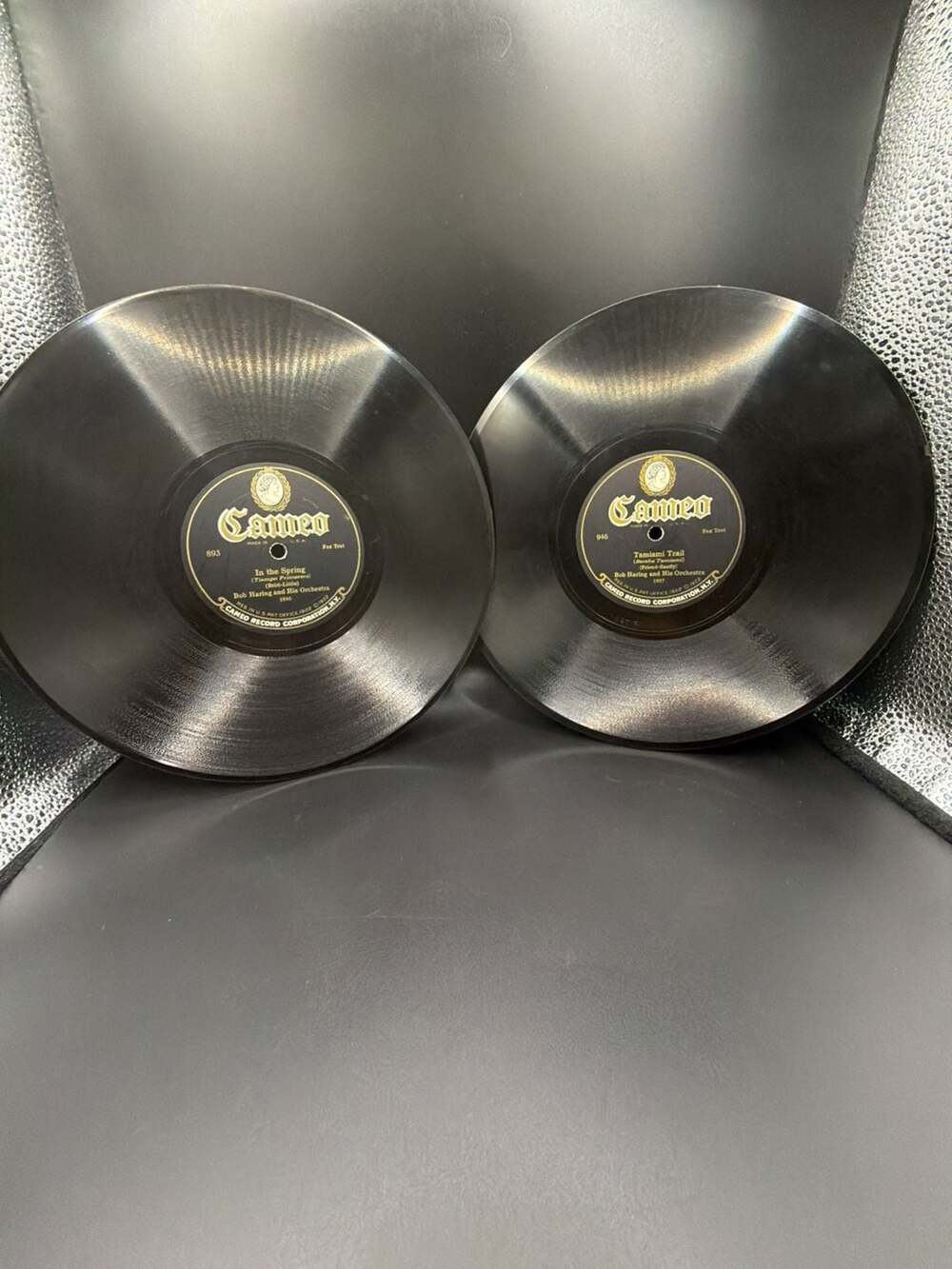 Set of 2 Vintage Cameo Records: 'In the Spring' and 'Tamiami Trail' by Bob Harin